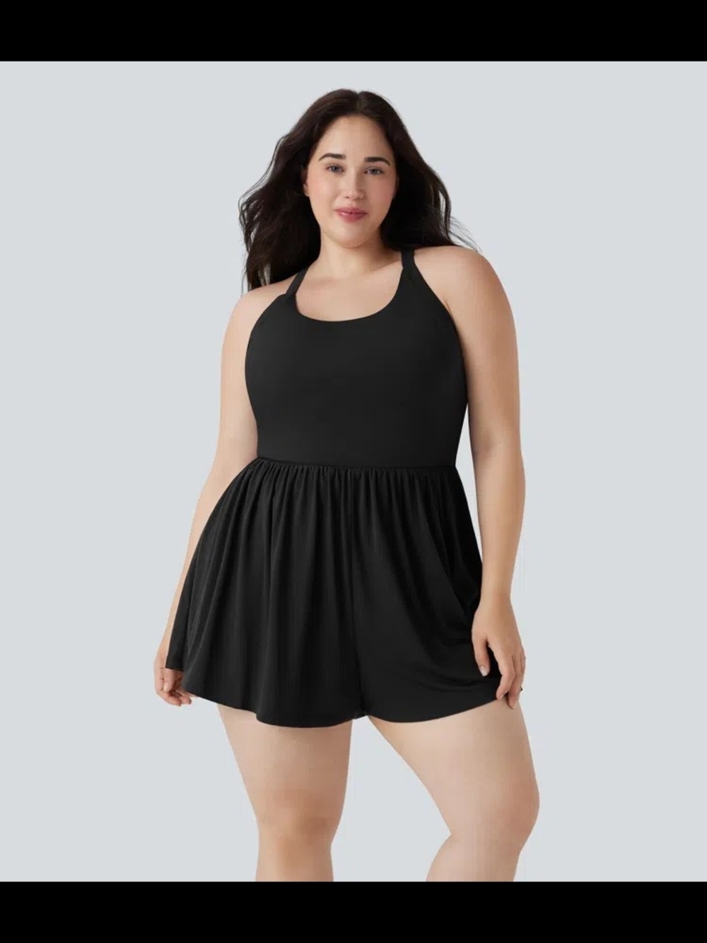 HALARA Black Sleeveless Romper Jumpsuit *NWT*